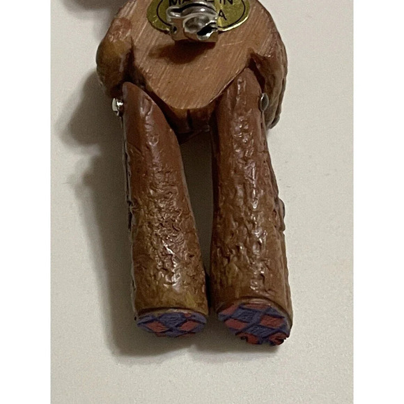 Vintage Resin Brooch Pin Teddy Bear I Love You - Moving Arms & Legs 3” - Picture 6 of 7